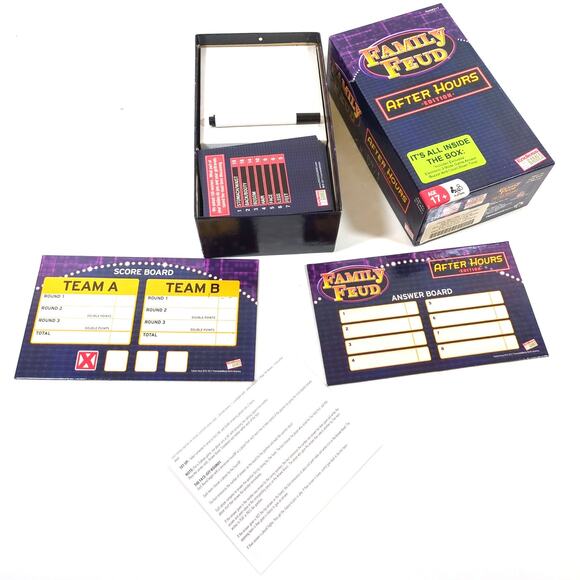 Family Feud After Hours Adult Edition Group Party TV Game Show 100% Complete - Picture 4 of 4
